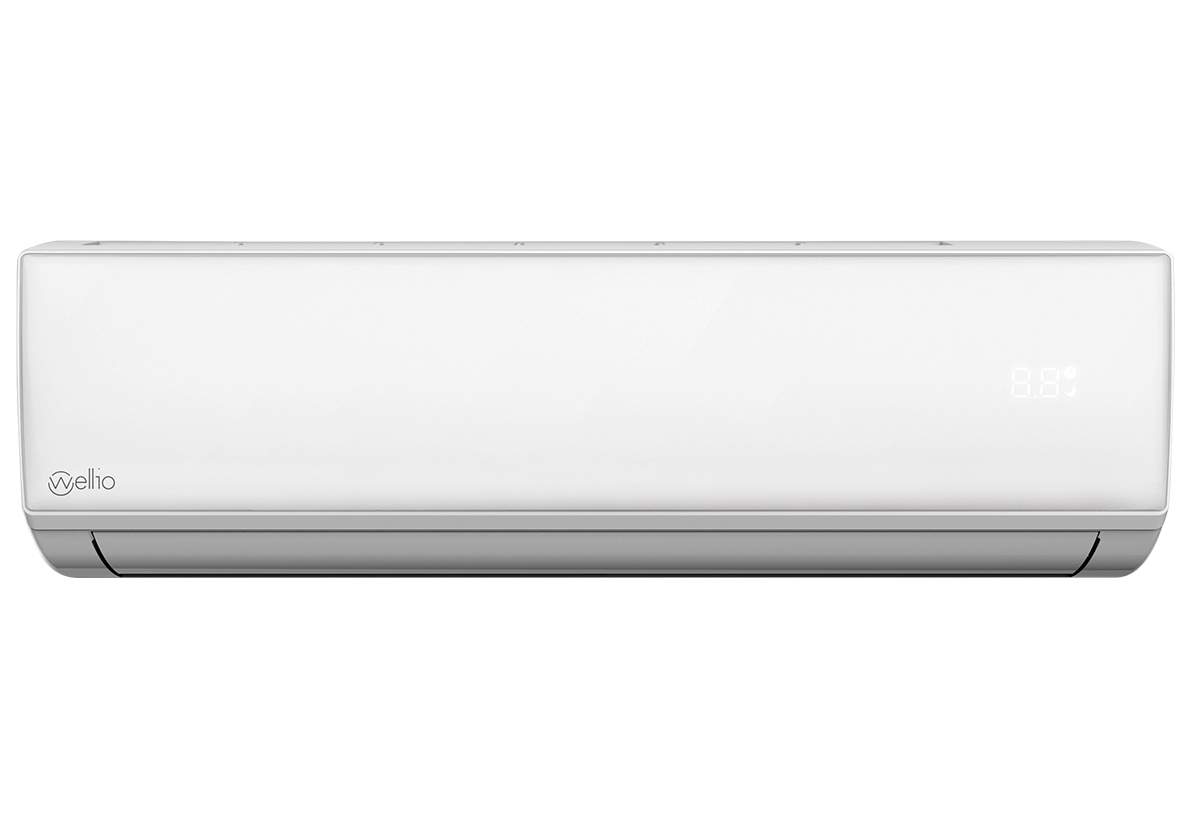 Στην φωτογραφία απεικονίζεται το Wellio TAC-18CHSD/IFI Κλιματιστικό 18.000BTU σε λευκό φόντο